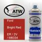 Preview: Ford, Bright Red, ER / 2V / M6034: 400ml Sprühdose, von ATW Autoteile West.